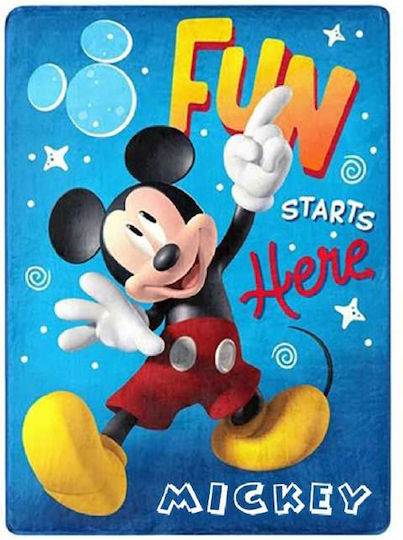 Disney Blanket Mickey Mouse Only One Navy Blue 100x140cm