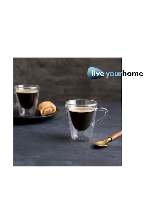 Bormioli Rocco Cană Espresso Sticlă Transparent 100ml