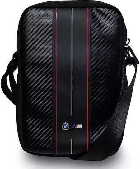 BMW Carbon & Rote Streifen Tablet Tasche 10 Schwarz