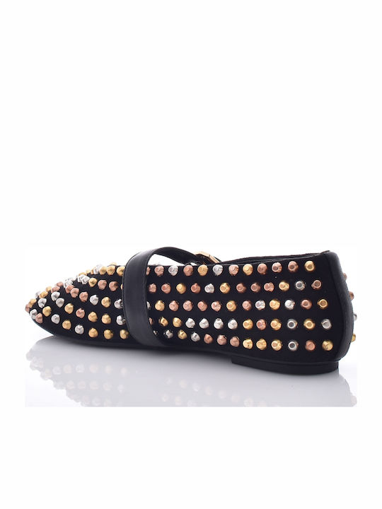 Damen Ballerinas in Schwarz Farbe