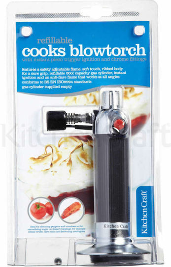 Kitchen Craft Φλόγιστρο Ζαχαροπλαστικής με Βάση Μαύρο