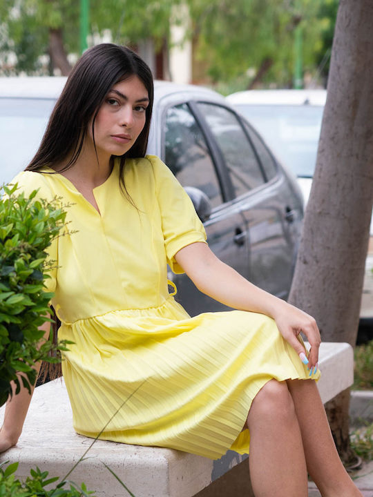 Mini Dress Yellow