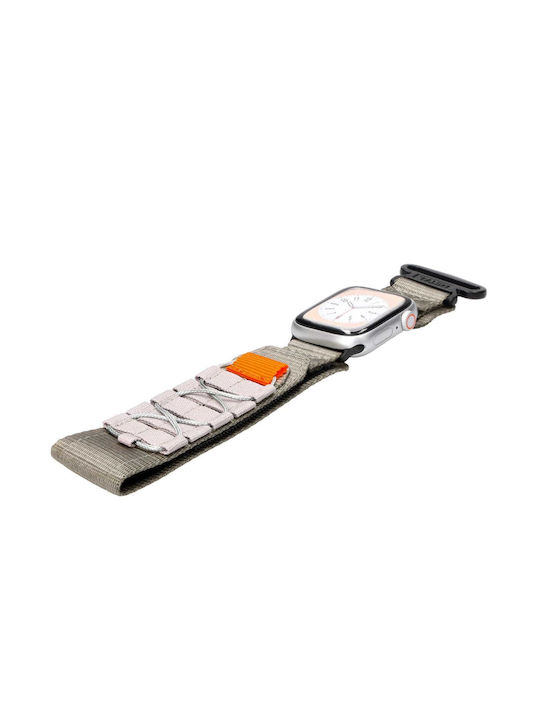 Curea Sport Bizon Pentru Ceas Adventure Apple Watch 38 40 41 42 Mm Gri