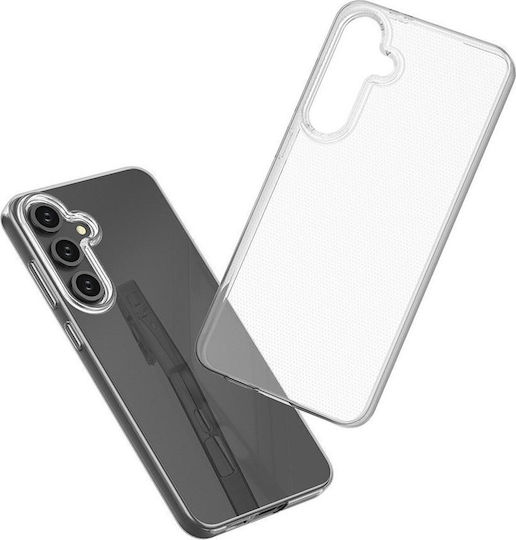 eSTUFF Umschlag Rückseite Silikon Transparent (Galaxy S24 FE)