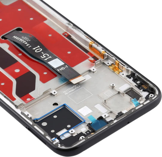 LCD-Display + Touchscreen Huawei P40 Lite Jny-lx1 Gebraucht mit Rahmen Schwarz