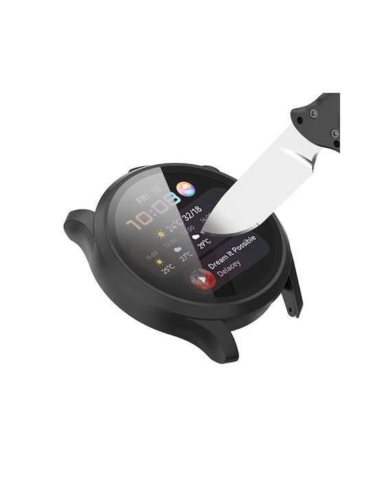 Case + Glas 2-in-1 Huawei Watch Gt 3 42 Schwarz
