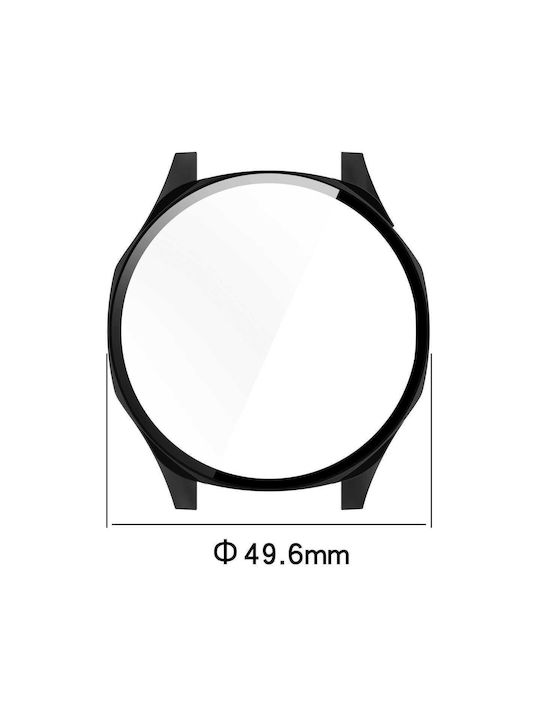 Bizon Case+Glass Tragbare Hülle Glas Huawei Watch GT 5 46 mm Schwarz Bizon Case+Glass Tragbare Hülle Glas Huawei Watch GT 5 46 mm Schwarz