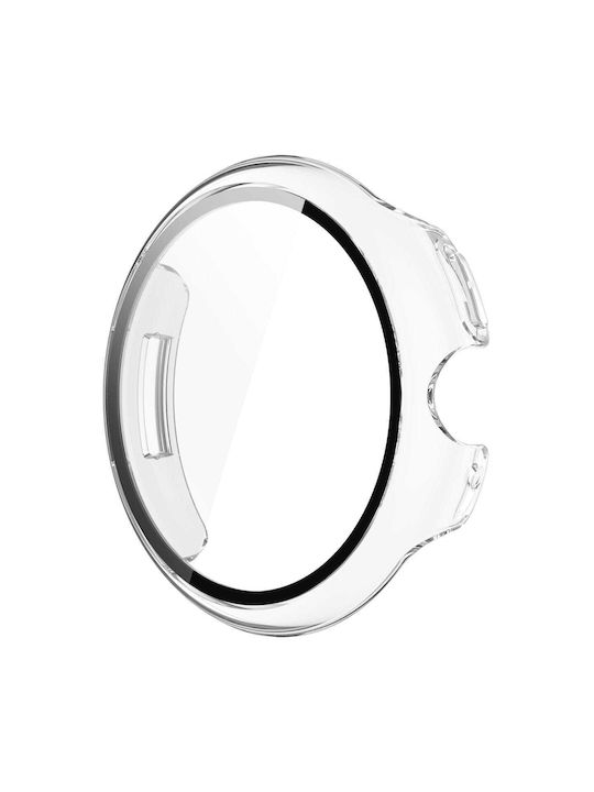 Bizon Husă+Sticlă Husă Ceas Sticlă Google Pixel Watch 3 45mm Transparentă