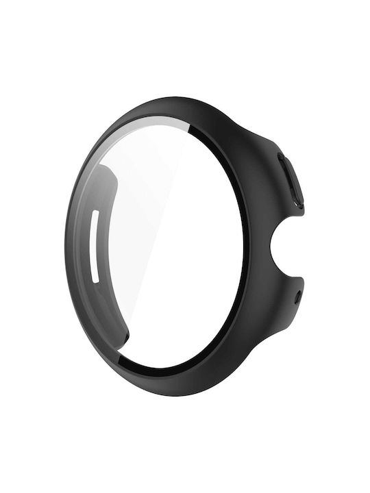Bizon Husă+Sticlă Husă Ceas Sticlă Google Pixel Watch 3 45mm Neagră