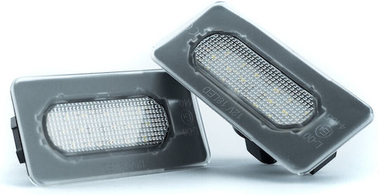 Lumini pentru plăcuțele de înmatriculare LED 6000k Alb Rece 12v Canbus Toyota Corolla 2014-2017