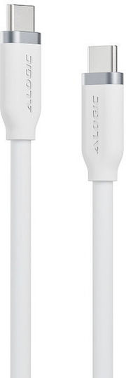 Alogic USB 2.0 Kabel USB-C männlich - USB-C 240W Weiß 2m (ELSI5U2CCWH2)