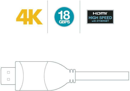 Atlas Cables Element Cablu HDMI de sex masculin - HDMI de sex masculin 3m Negru