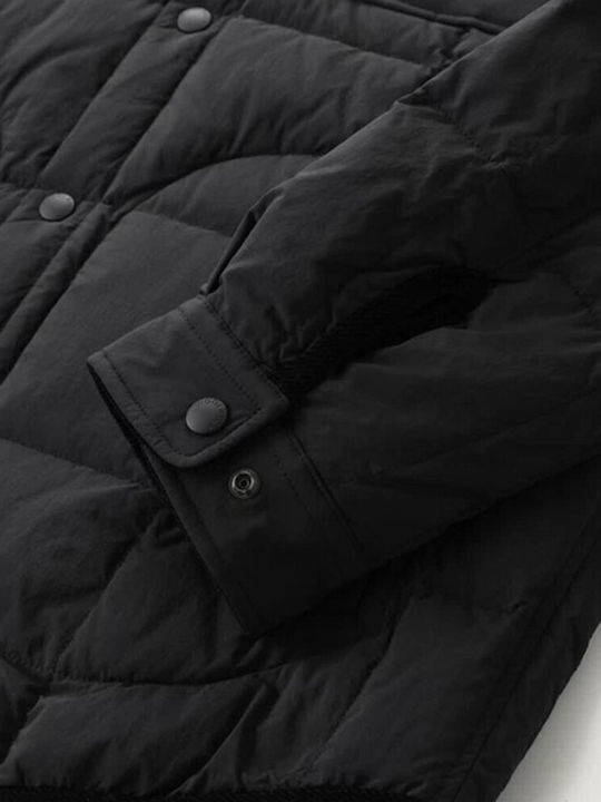 Μπουφάν Puffer Αδιάβροχο Μαύρο