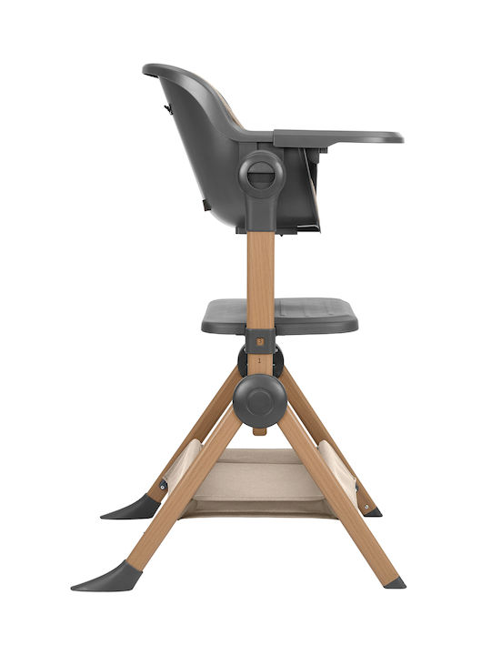 Kikka Boo 2in1 Bedside Baby Cradle + Highchair Sleat Me Beige 31003020110