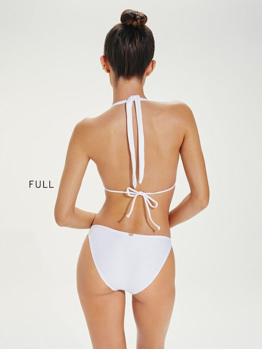 Triangle Bikini Top White