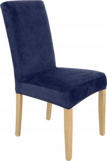 Ubieramy Meble Elastische Abdeckung für Stuhl Navy Blue 1Stück