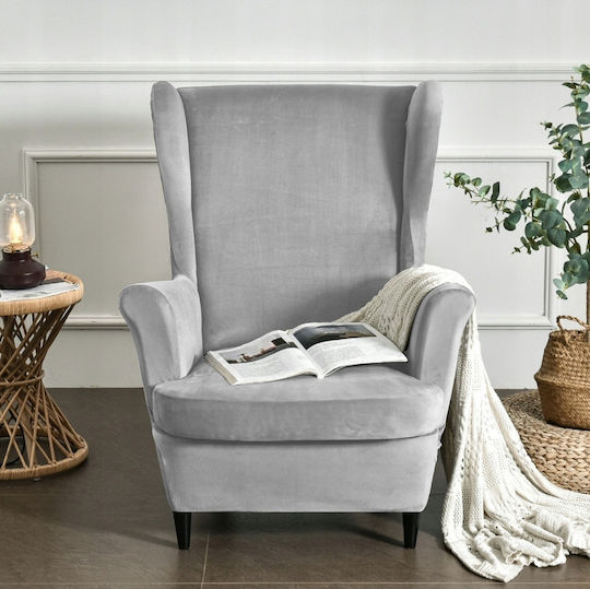 Ubieramy Meble Husă Elastică Fotoliu Light Grey [22e5] 1buc