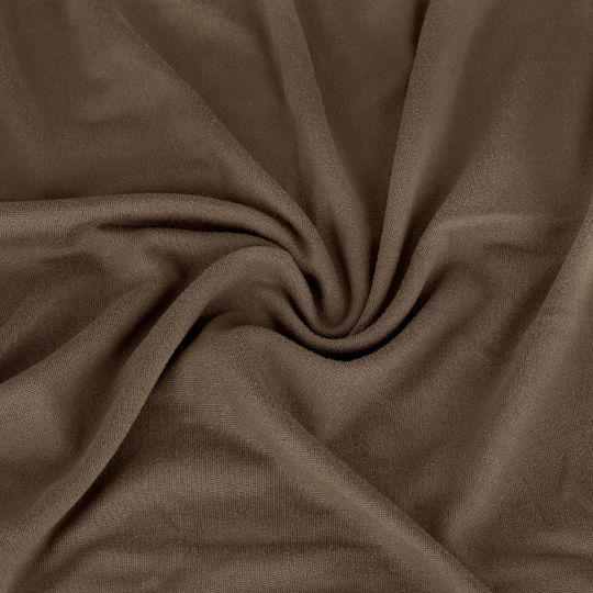 Ubieramy Meble Elastic Cover for Chair Cocoa Brown [21c1] 1pcs