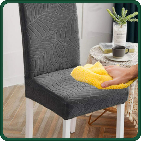 Ubieramy Meble Elastische Abdeckung für Stuhl Dark Gray 1Stück