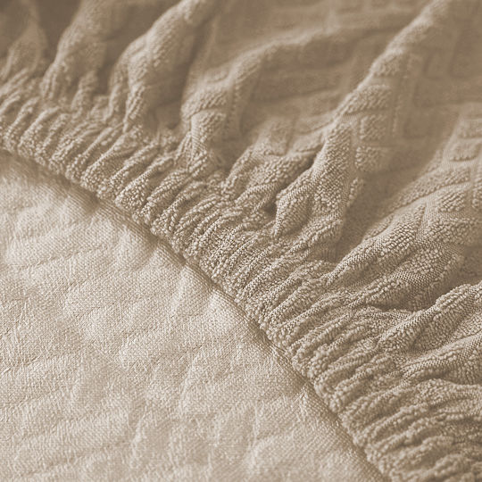 Ubieramy Meble Ελαστικό Κάλυμμα Καρέκλας Grey Beige