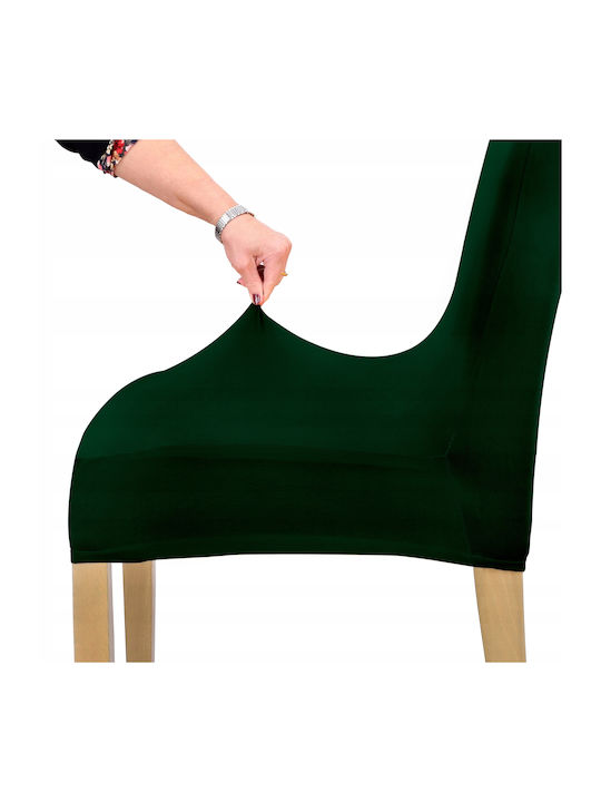 Ubieramy Meble Husă Elastică Scaun Bottle Green 1buc