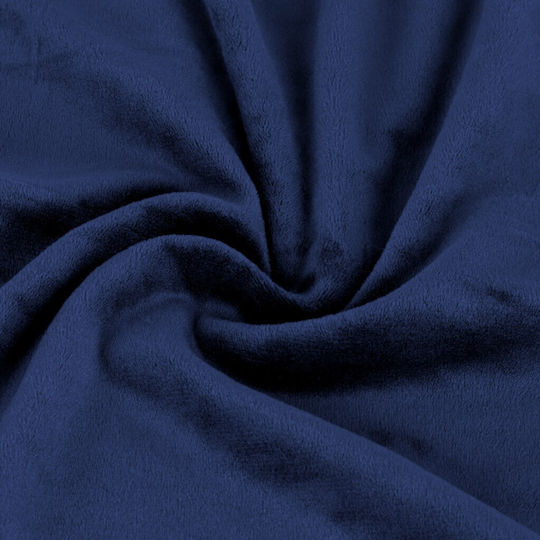 Ubieramy Meble Elastic Cover for Chair Navy Velvet 1pcs