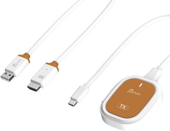 Transmițător Wireless J5create Screencast FHD USB-C Wireless