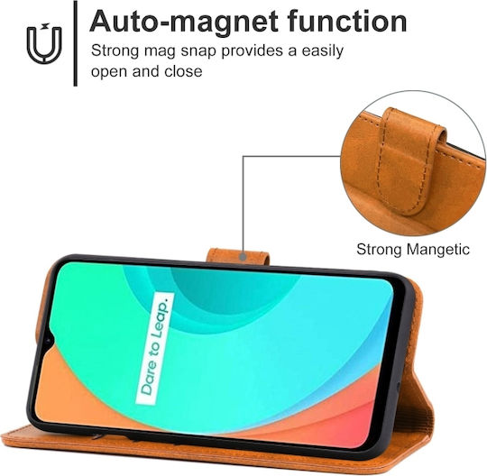 Realme Wallet Καφέ (Realme C11 2021)