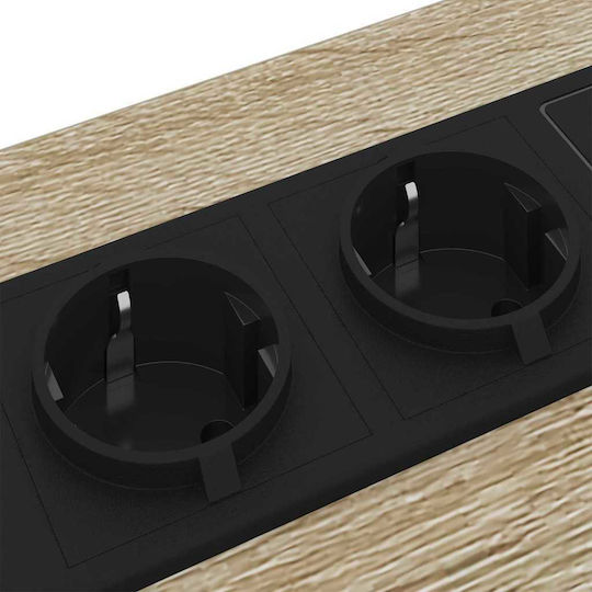 Noptiere Stejar Sonoma 2buc 41.5x40.5x55cm