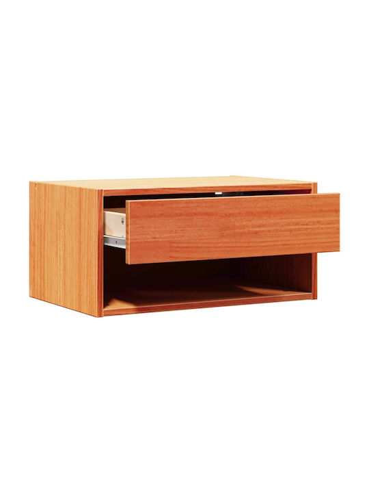 Nachttisch Wax Brown 50x32.5x24cm