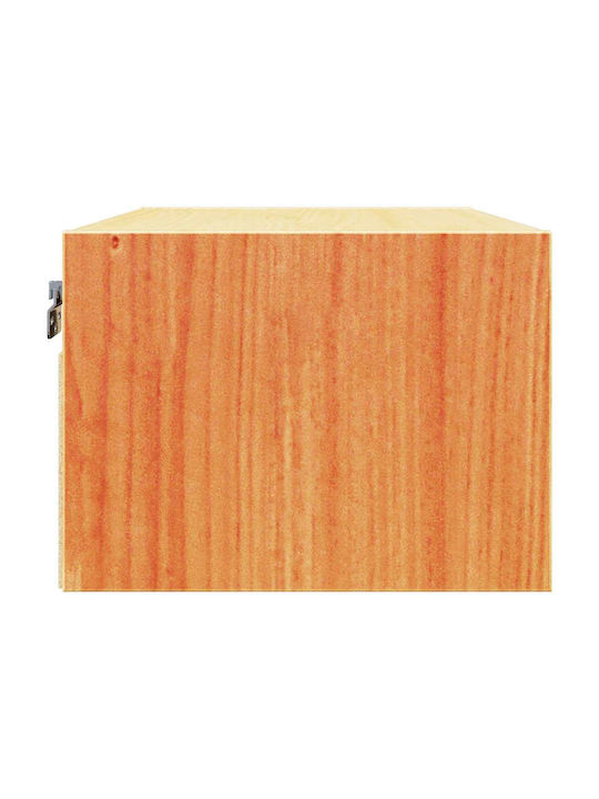 Nachttisch Wax Brown 50x32.5x24cm