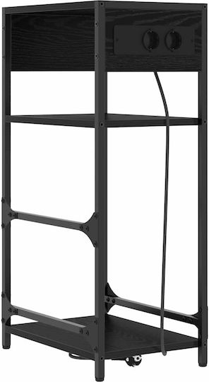 Nachttisch Black oak 40x27x76cm