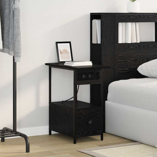Комод Дървен Black oak 60x30x61см