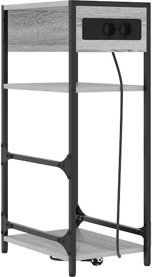 Noptieră Grey Sonoma 40x27x76cm