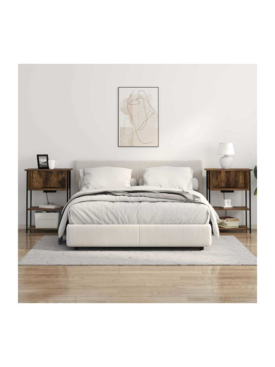 Nachttisch Smoky Oak 55x31x76cm