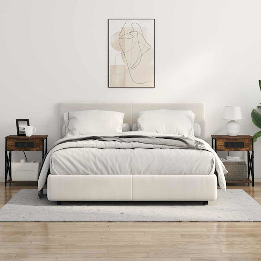 Nachttisch Smoky Oak 41x31x51cm