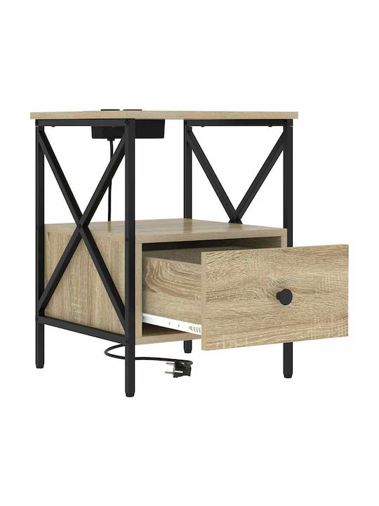 Nachttische Sonoma Oak 2Stück 41.5x40.5x55cm