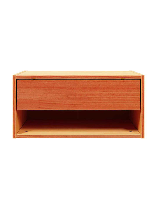 Nachttisch Wax Brown 50x32.5x24cm