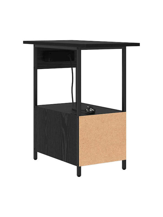 Nachttisch Black oak 60x30x61cm