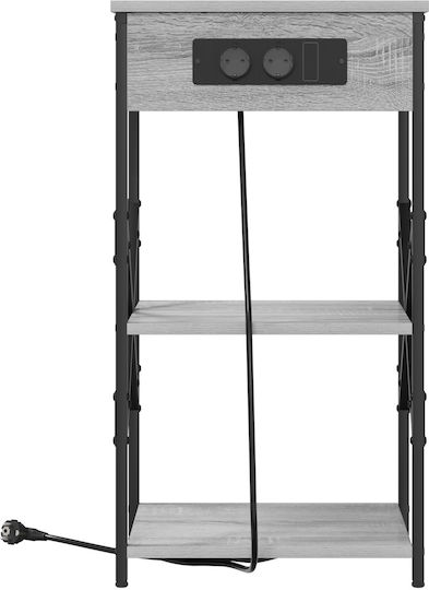 Nachttische Grey Sonoma 2Stück 41x31x76cm