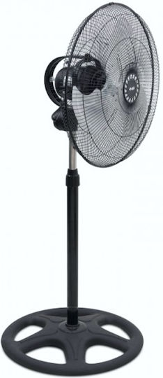 TnS Pedestal Fan 75W Fan Diameter 45.72cm Black