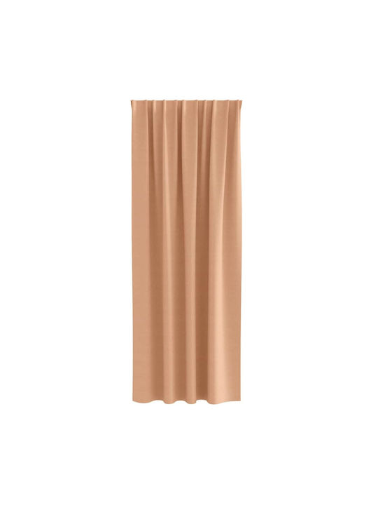 vidaXL Set Perdele Cu Coafură Maro 140x260 cm