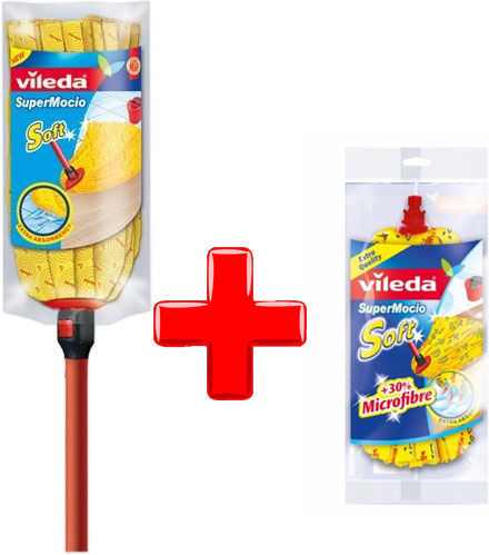 Vileda Brush Set Soft Mop 000769