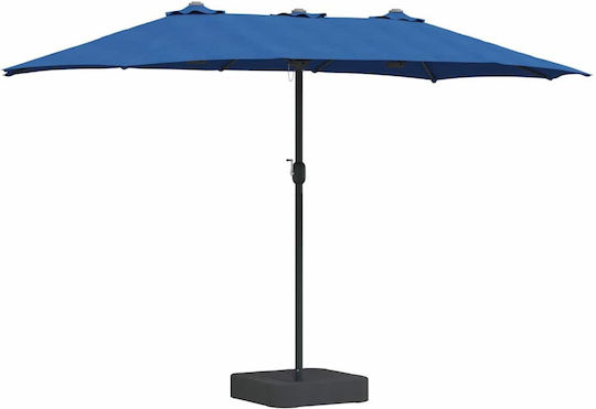 Umbrelă Din aluminiu Albastru cu Volan 3.85x2.09m