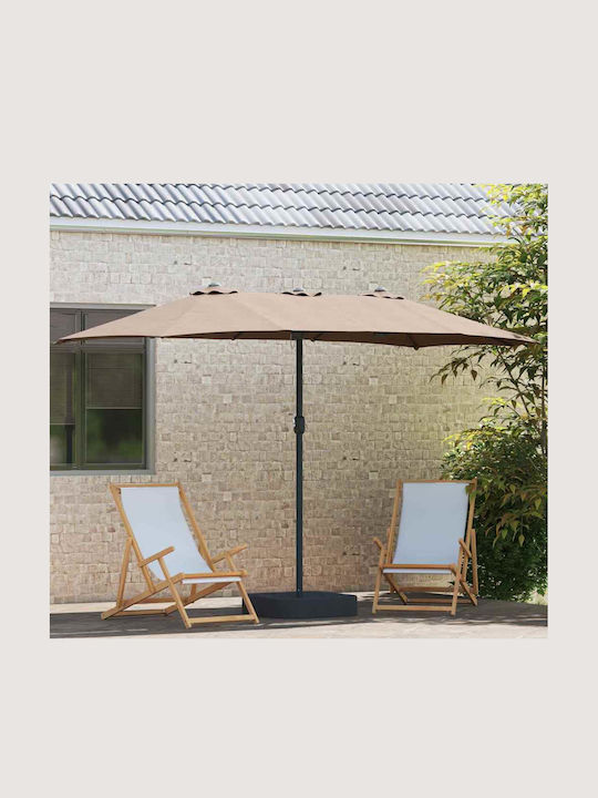 Umbrelă Din Aluminiu Maro 3.85x2.09xÎnălțime 2.44m