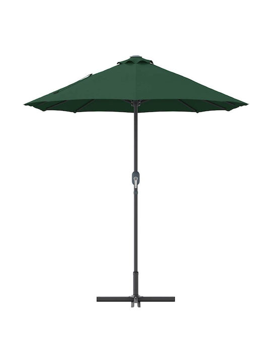 Aluminium Garten- und Terrassen-Sonnenschirm Grüne 3,8x1,96xHöhe 2,35 m