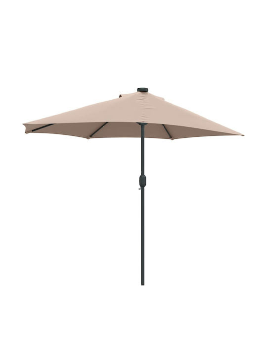 Umbrelă Suspendată Din Aluminiu Maro 2.94x1.5xÎnălțime2.24m