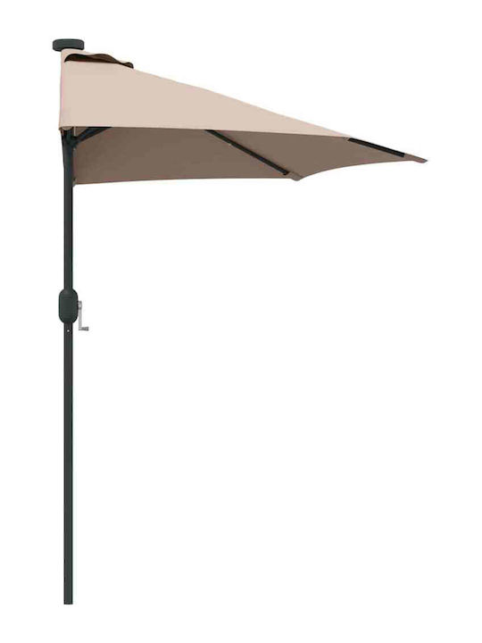 Umbrelă Suspendată Din Aluminiu Maro 2.94x1.5xÎnălțime2.24m