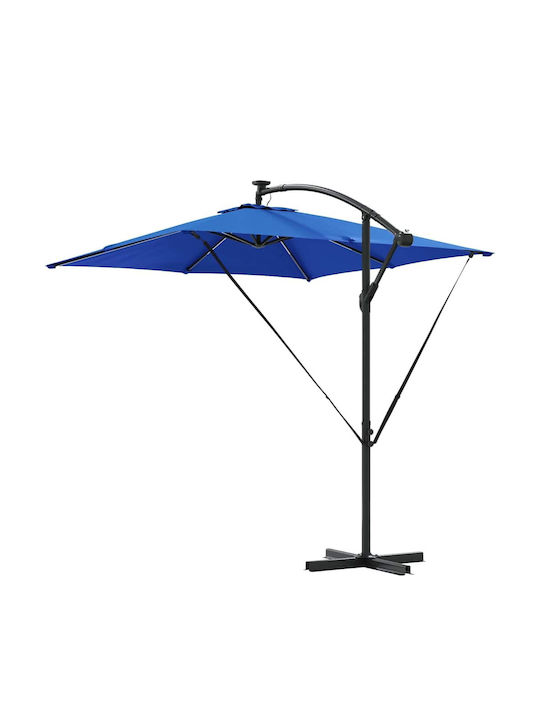 Umbrelă Din aluminiu Albastru 2.94x2.94m