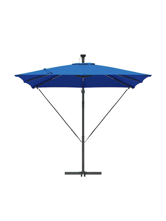Umbrelă Din aluminiu Albastru 2.94x2.94m